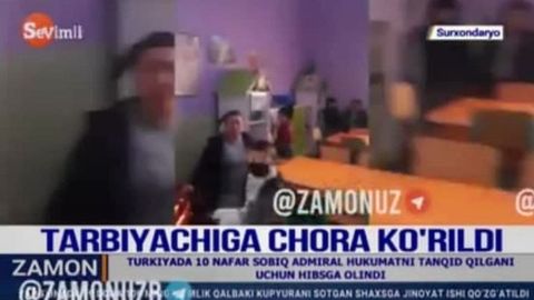 Сурхондарёда болаларга қўпол муносабатда бўлган тарбиячи ишдан бўшатилди
