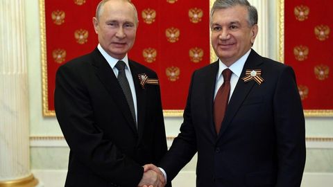 Shavkat Mirziyoyev va Vladimir Putin G‘alabaning 76 yilligi munosabati bilan bir-birlarini tabrikladi