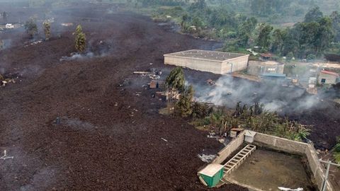 Kongoda vulqon otilishi oqibatida halok bo‘lganlar soni uch baravar ko‘paydi