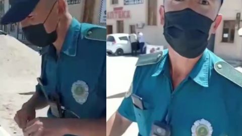 Qoraqalpog‘istonda haydovchiga qo‘l ko‘targan YPX xodimiga nisbatan xizmat tekshiruvi o‘tkazilmoqda