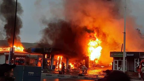 Душанбедаги ёқилғи қуйиш шохобчасида портлаш юз берди, 29 киши жабрланди (видео)