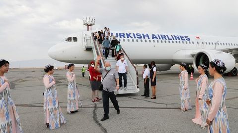 Turkish Airlines Истанбулдан Фарғонага илк парвозини амалга оширди