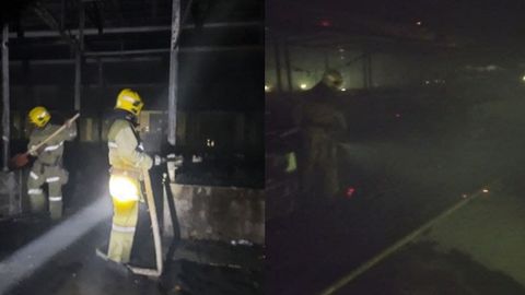 Samarqanddagi dehqon bozorida yong‘in sodir bo‘ldi