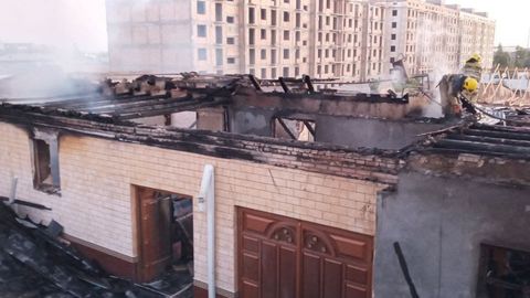 Samarqandda bir-biriga tutash ikki uyda yong‘in yuzaga keldi