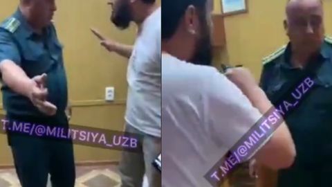 “Xodimning ish joyiga kirishga uringan”. Toshkent shahar IIBB fuqarolarga zo‘ravonlik qilingani aytilgan videoga munosabat bildirdi