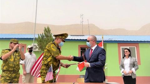 Тожикистонда АҚШ ёрдамида қайта таъмирланган Афғонистон билан чегара пости фаолиятини бошлади