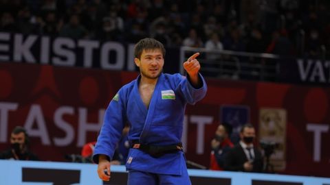 Tokio—2020. Sharofiddin Boltaboyev vanuatulik dzyudochini taslim etib, 1/8 finalga chiqdi