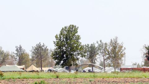 O‘zbekiston afg‘on qochqinlarini qabul qilib, Surxondaryodagi chodirli shaharchaga joylashtirdi