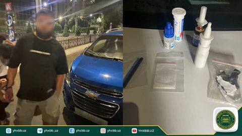 Toshkentda YPX xodimlaridan qochishga uringan Spark haydovchisi ushlandi. Mashina salonidan giyohvand vositaga o‘xshash modda topilgan