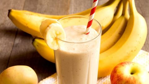 Olma va bananga suli yormasi qo‘shib tayyorlanadigan foydali smuzi