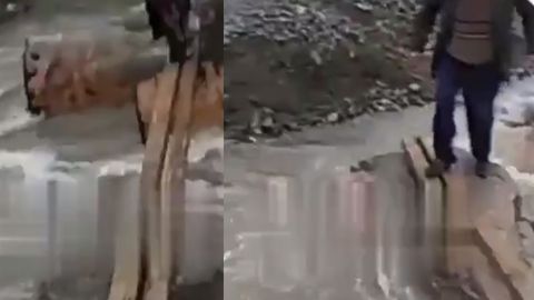 Andijonda yog‘ochdan ko‘prik yasab, odamlarni soydan pul evaziga o‘tkazgan shaxs 7 sutkaga qamaldi