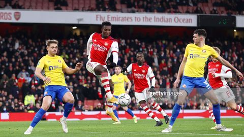 Angliya Liga Kubogi. “Arsenal” 6 ta gol urilgan o‘yinda yirik hisobda g‘alaba qozonib, yarim finalga chiqdi