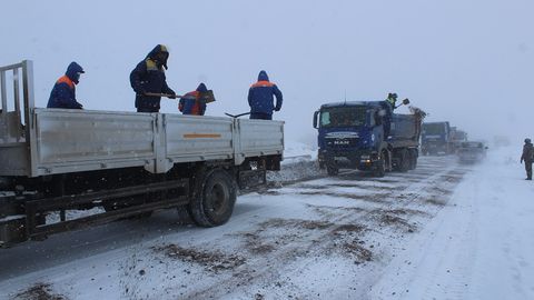Taxtaqoracha dovonida avtomobillar harakati tiklandi