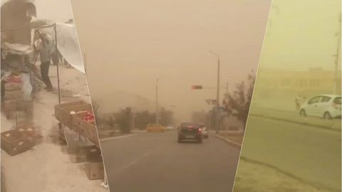 O‘zbekistonning ayrim hududlarida chang bo‘roni kuzatildi (video)