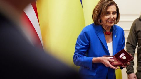 Kiyevga AQSH Kongressining Vakillar palatasi spikeri Nensi Pelosi tashrif buyurdi