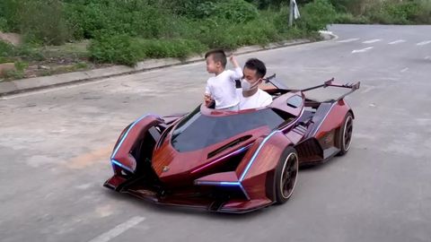 Lamborghini V12 Vision Gran Turismo yog‘och elektromobilga aylantirildi
