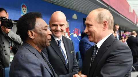 “Bu urushni to‘xtata oladigan kuch sizning qo‘lingizda”. Pele Rossiya prezidenti Vladimir Putinga murojaat qildi