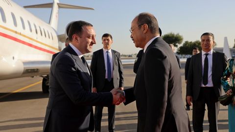 Грузия бош вазири Ираклий Гарибашвили Ўзбекистонга келди