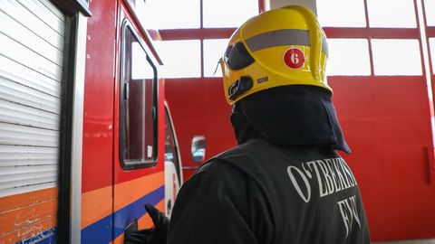 Қашқадарёдаги хонадонларнинг бирида ёнғин содир бўлди (видео)