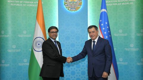 Vladimir Norov Hindiston bosh vazirining milliy xavfsizlik bo‘yicha maslahatchisi o‘rinbosari Vikram Misri bilan muzokaralar o‘tkazdi