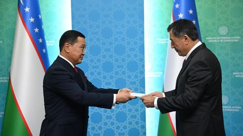 Vladimir Norov Mo‘g‘ulistonning O‘zbekistondagi yangi elchisini qabul qildi