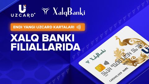 Yangi UZCARD kartalari endi “Xalq banki”da