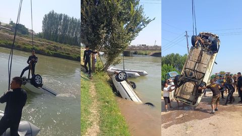 Toshkent viloyatida Nexia-1 kanalga tushib ketdi