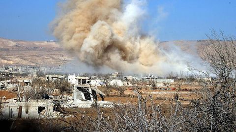 АҚШ Сурия ҳудудидаги объектларга авиазарбалар берди