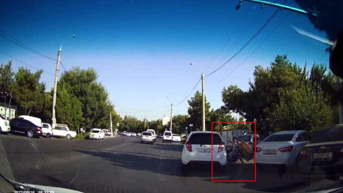 Toshkentda Spark 9 yoshli bolani urib yubordi (video)