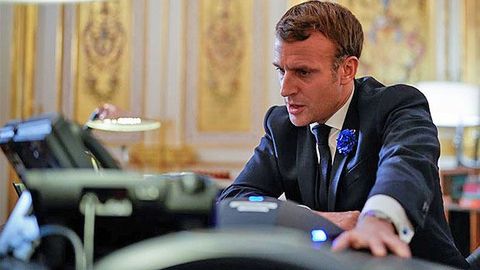 Makron Putinni Ukrainadagi harbiy harakatlarni to‘xtatishga chaqirdi