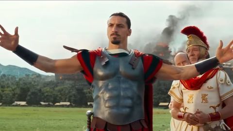 Zlatan Ibrahimovich Asteriks va Obeliks haqidagi filmda rol ijro etdi (video)
