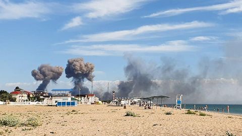 Kiyev Qrimdagi aerodromda yuz bergan portlash uchun javobgarlikni o‘z zimmasiga oldi