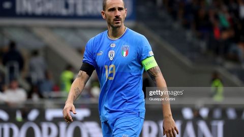 Leonardo Bonuchchi Italiya terma jamoasidagi o‘yinlar soni bo‘yicha Kyellini va de Rossiga yetib oldi, oldinda 3 futbolchi bor