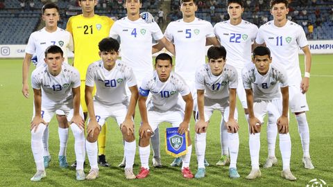 O‘zbekiston U-20 terma jamoasi xalqaro musobaqada Urugvayga yutqazib qo‘ydi