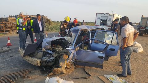 Жиззахда Nexia юк машинаси билан тўқнашиши оқибатида икки киши ҳалок бўлди