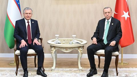 Mirziyoyev Qozog‘istondagi sammit doirasida Turkiya prezidenti bilan uchrashuv o‘tkazdi