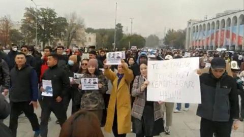 Bishkek people protest against transfer of&nbsp;Kempir-Abad reservoir to Uzbekistan