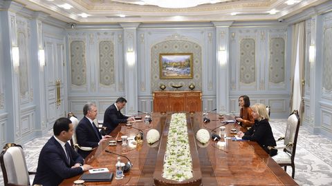 Шавкат Мирзиёев Европа Иттифоқининг Марказий Осиё бўйича махсус вакили билан учрашди