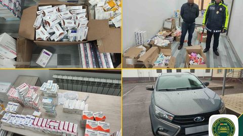 Qamchiqda Lada Vesta haydovchisi 110 xil dorini noqonuniy olib ketayotgani aniqlandi