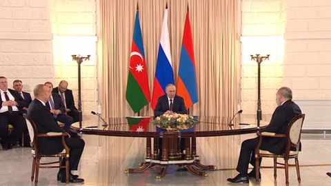 Sochida Putin, Pashinyan va Aliyev o‘rtasida muzokaralar bo‘lib o‘tdi. Armaniston va Ozarbayjon kuch ishlatishdan tiyilishga kelishib oldi