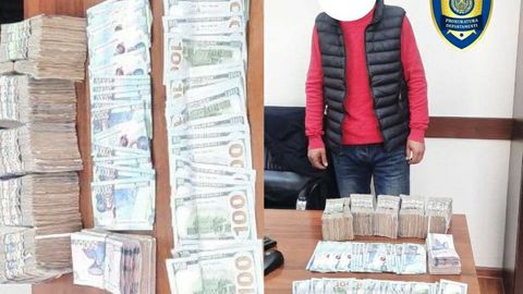 Сурхондарёда 3 минг долларни 33,6 млн сўмга айирбошлаган ноқонуний «валютчик» ушланди