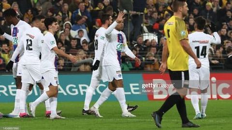 Fransiya Kubogi. &ldquo;PSJ&rdquo; quyi liga jamoasiga 7 ta gol urdi, Mbappeda penta-trik