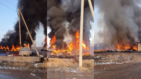 Наманганда юк машиналари ёниб кетиши оқибатида уч киши ҳалок бўлгани юзасидан жиноят иши қўзғатилди