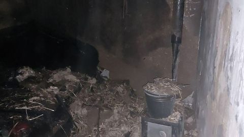 Namangandagi uyda er-xotin yonib ketdi