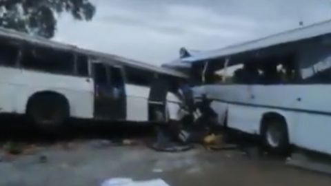 Senegalda ikkita avtobus to‘qnashishi oqibatida 40 kishi halok bo‘ldi (video)