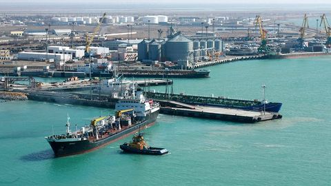 Uzbekistan-manufactured products may soon be transported through Kazakhstan's Port of Quryk&nbsp;