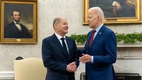 Biden, Scholz pledge to hold Russia accountable over Ukraine war