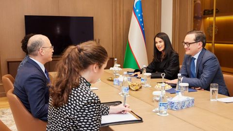 Komil Allamjonov holds talks with&nbsp; US Ambassador on Youtube monetization limits