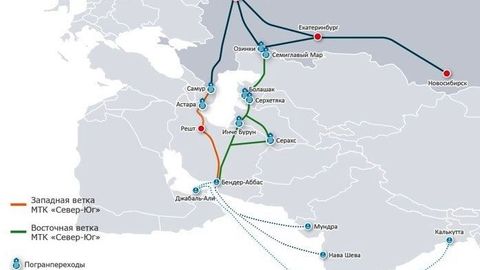 Россия подключит Туркменистан и Казахстан к транспортному коридору &laquo;Север - Юг&raquo;&nbsp;