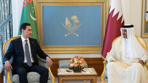 Turkmenistan discusses gas project to South Asia with Qatar. Russia comments